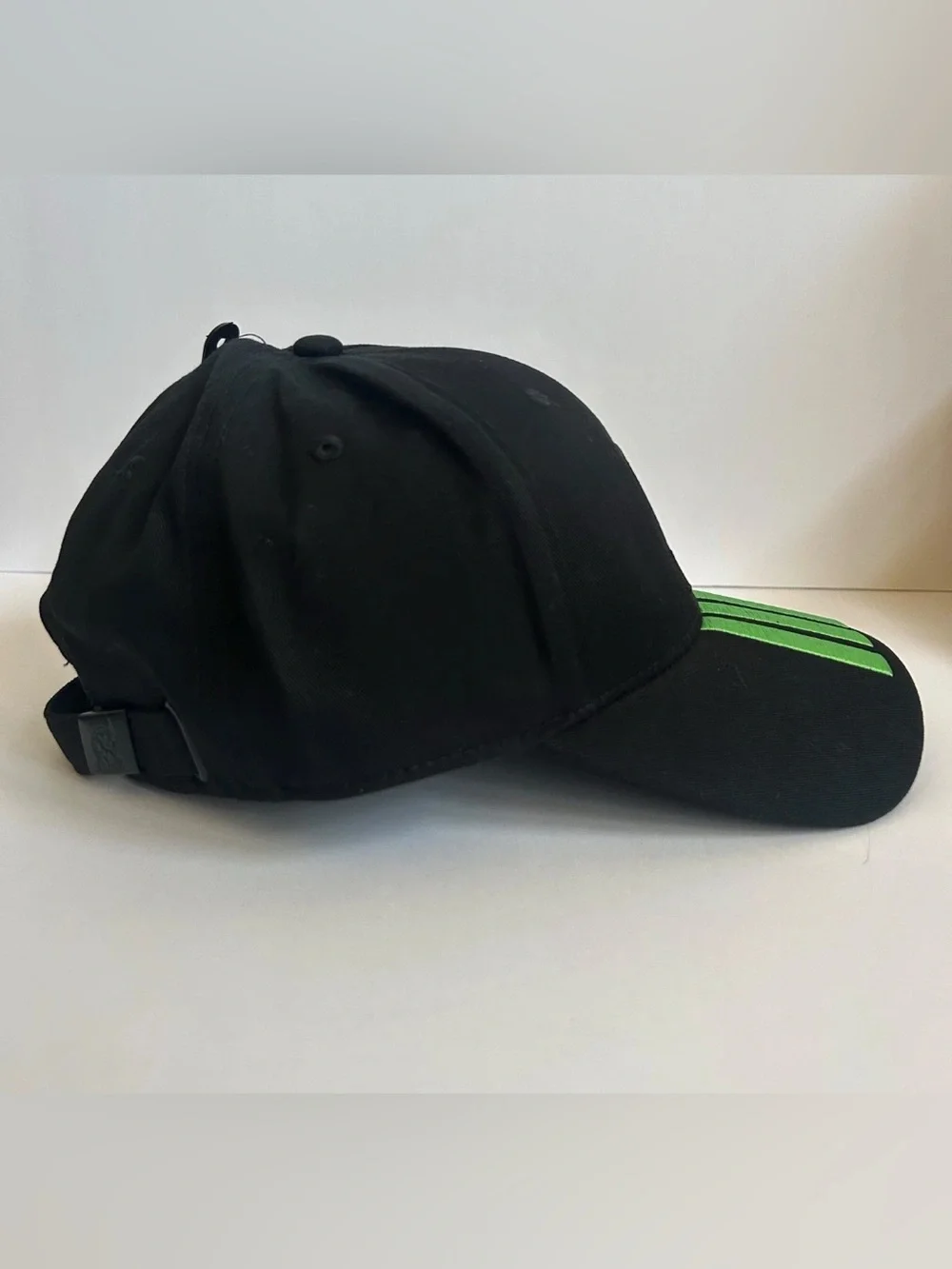 adidas Black Baseball Cap with Mint Green 3 stripes Mexico world cup logo KE7873